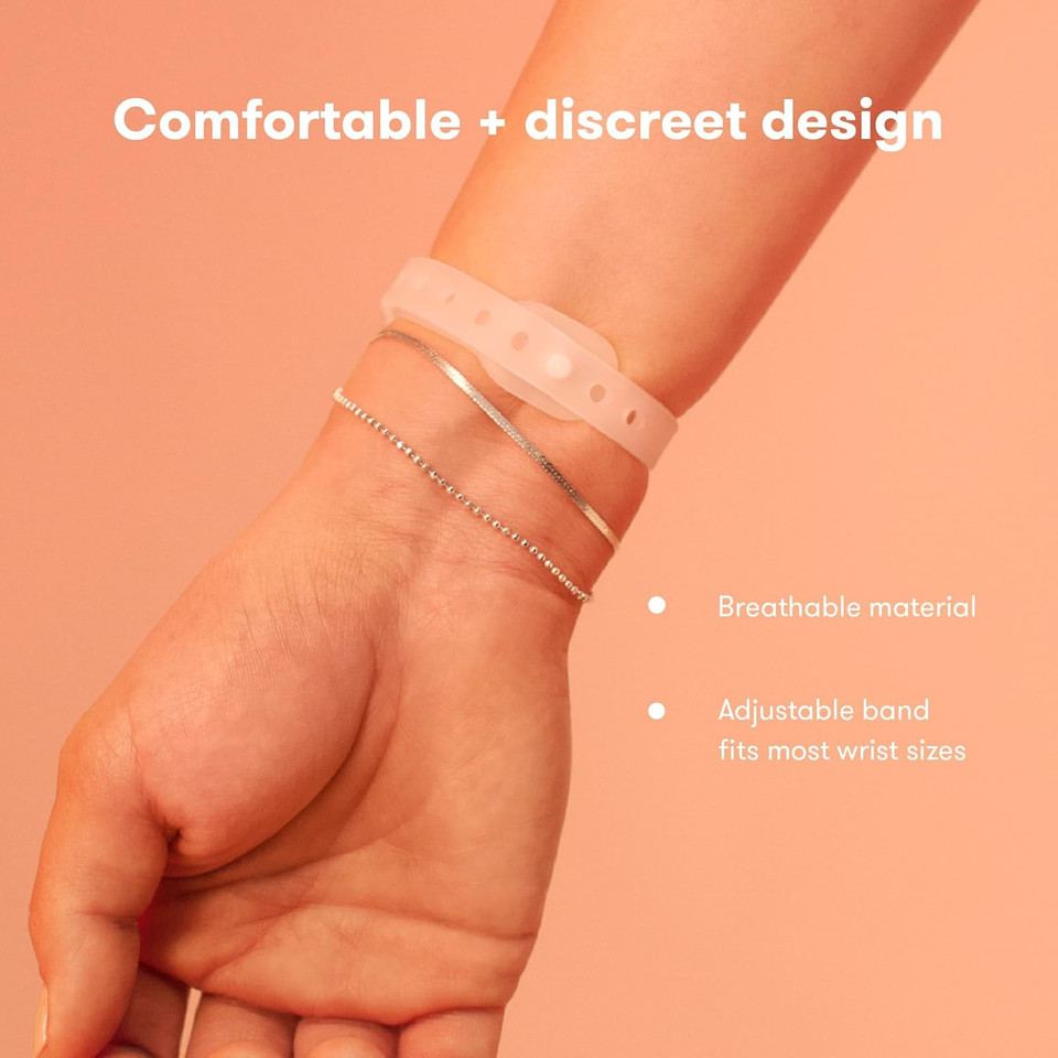 Frida Mom Nausea Bands For Morning Sickness Relief, 24/7 Support Through Pressure Point Therapy, Includes 2 Bands And Storage Case