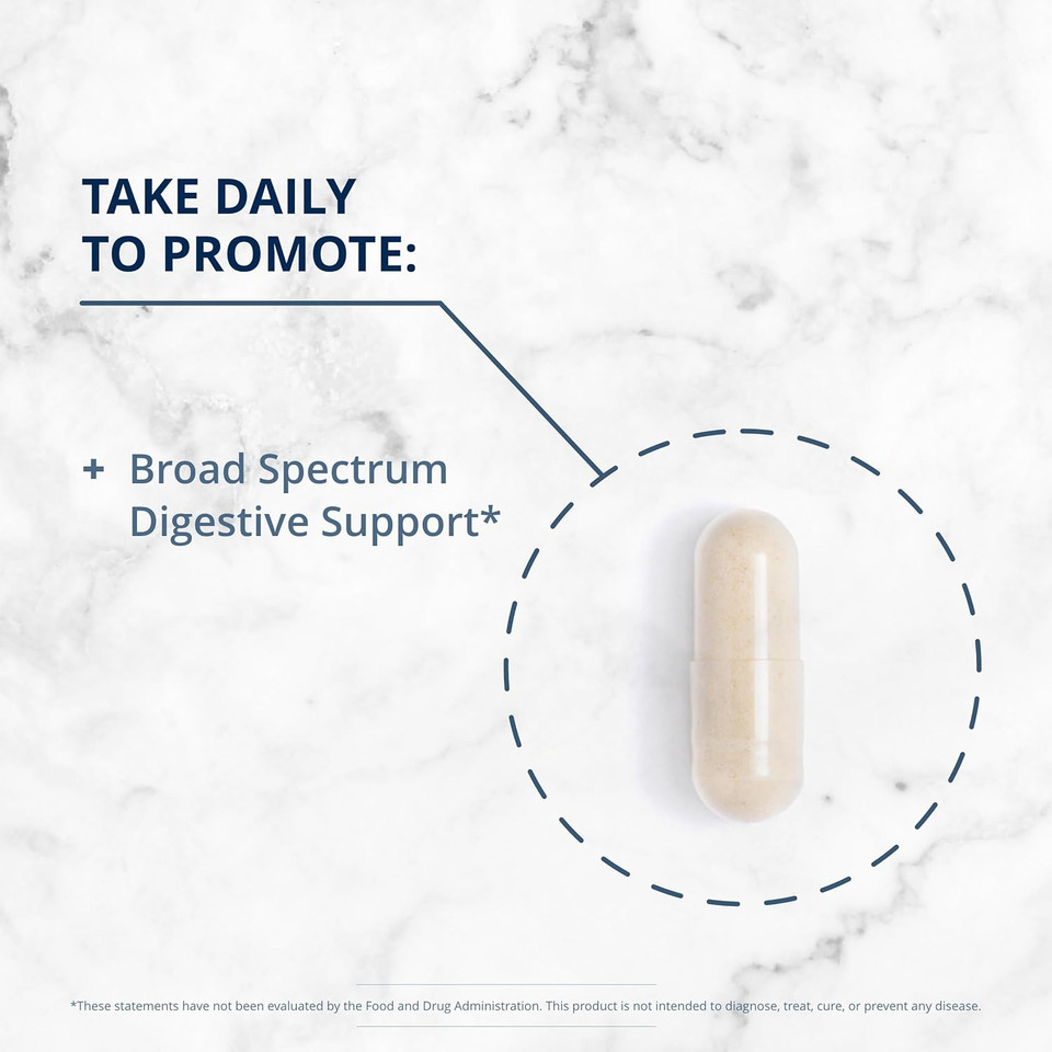 Metagenics Spectrazyme Complete - Digestive Enzymes Supplement - Digestive Health* For Men & Women - Non-Gmo - 180 Capsules