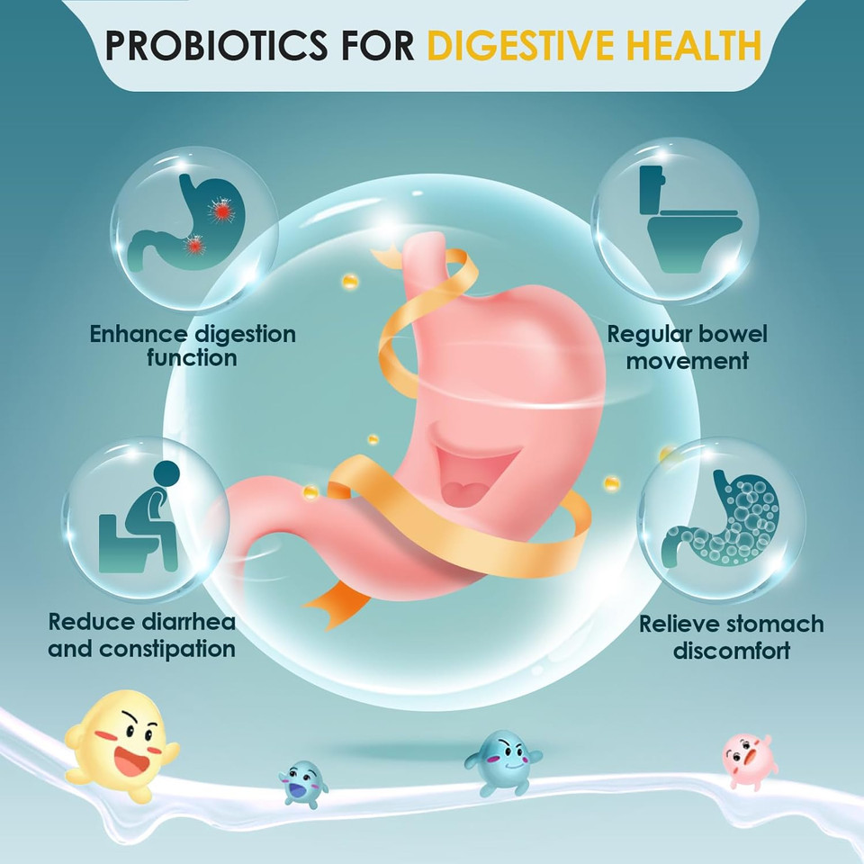 Probiotics For Men, Probiotics And Prebiotics For Digestive Health, 90 Tablets, 60 Billion Cfus For Immune And Gut Health, 10 Strains, Hypoallergenic Probiotics, Shelf Stable, Gluten & Soy Free