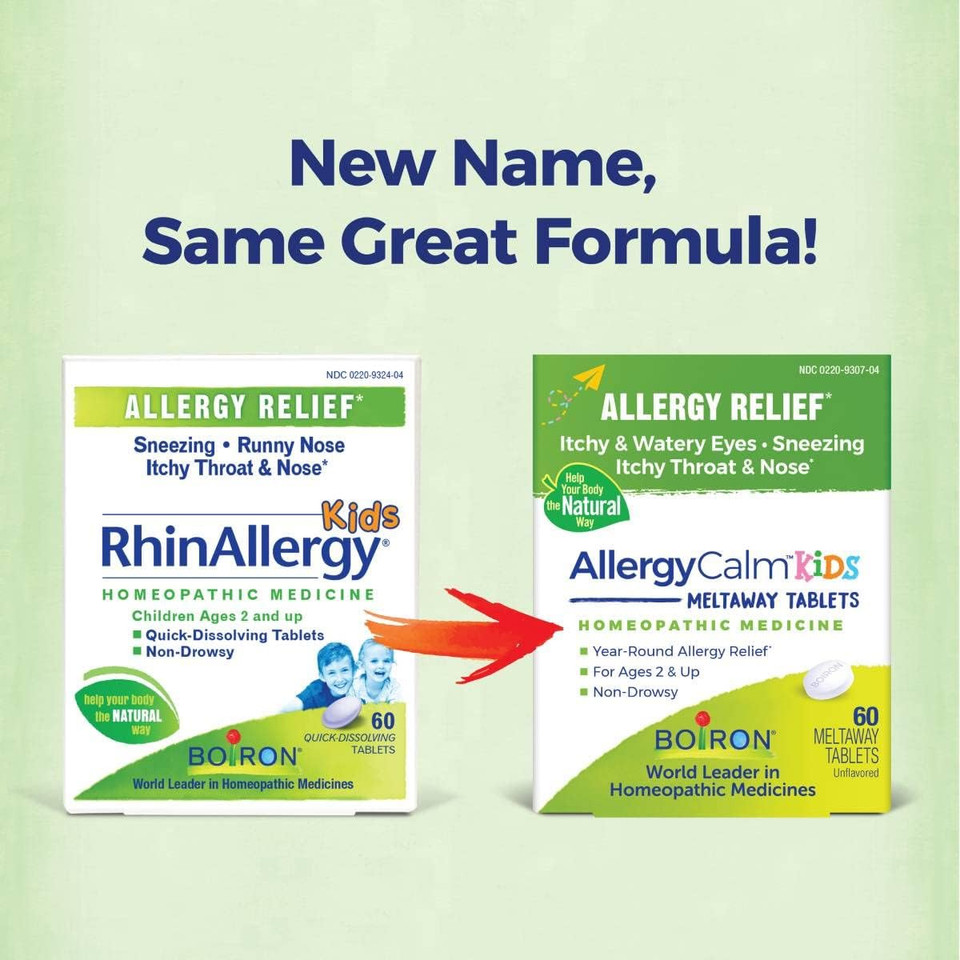 Boiron Allergycalm Kids Tablets For Relief From Allergy And Hay Fever Symptoms Of Sneezing, Runny Nose, And Itchy Eyes Or Throat - 60 Count Boiron Allergycalm Kids Tablets For Relief From Allergy And Hay Fever Symptoms Of Sneezing, Runny Nose, And Itchy Eyes Or Throat - 60 Count