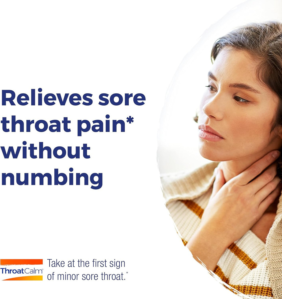 Boiron Throatcalm Spray For Soothing Sore Throat Relief - Plant-Powered With Echinacea  Natural, Mint-Like Herbal Flavor - Non-Numbing & Benzocaine-Free - .68 Fl Oz