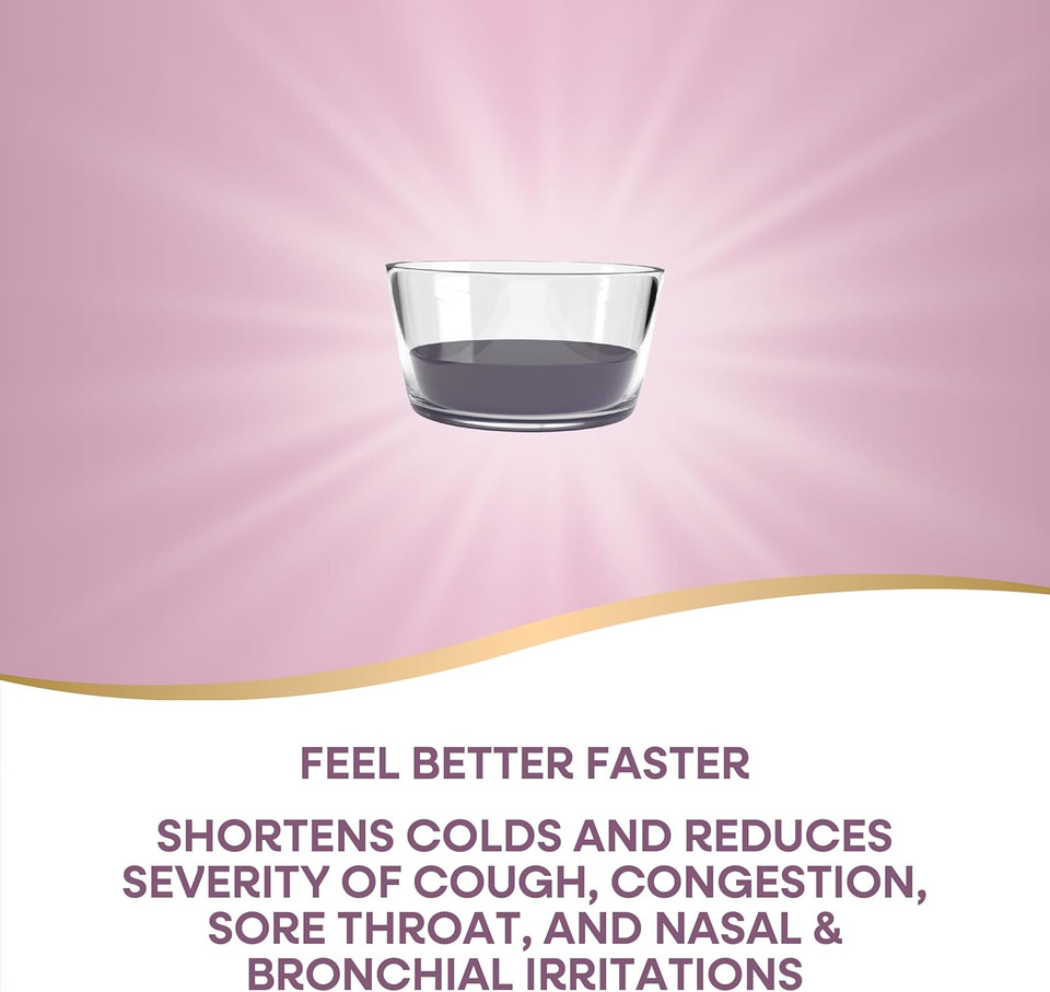Nature'S Way Cold Relief Syrup, Umcka, Shortens Duration & Reduces Severity, Multi-Symptom Cold Relief, Homeopathic, Phenylephrine Free, Non-Drowsy, Cherry Flavored, 4 Fl Oz (Packaging May Vary)