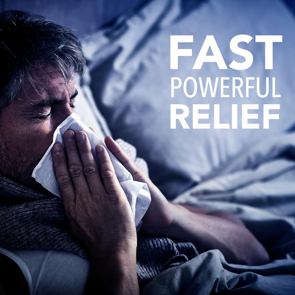 Vicks Dayquil & Nyquil High Blood Pressure Cold And Flu Medicine, Powerful Multi-Symptom Day Or Night Relief For Cold, Cough, And Flu Symptoms, Sugar & Alcohol Free, 2 X 8 Fl Oz Bottles