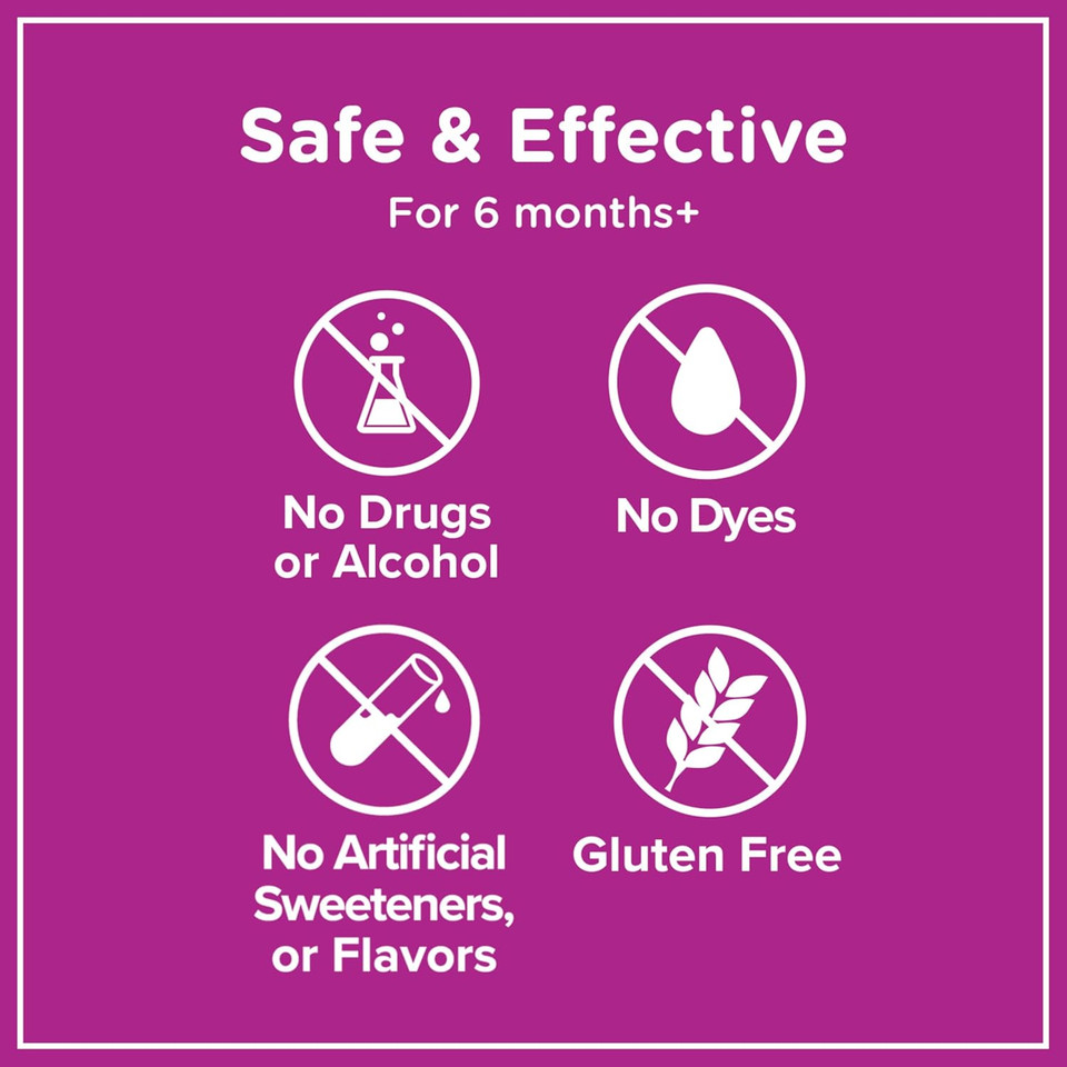 Zarbee'S Baby Immune Support With Zinc, Baby & Toddler Vitamin 6 Months+, Includes Syringe For Easy & Accurate Dosing, Natural Grape Flavor, 2Oz