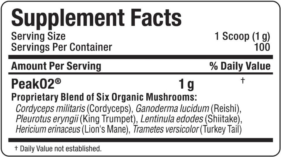 Allmax Essentials Peak02 - Helps Enhance Immune System - Source Of Antioxidants - Vegetarian, Gluten Free - 100 G - 100 Servings