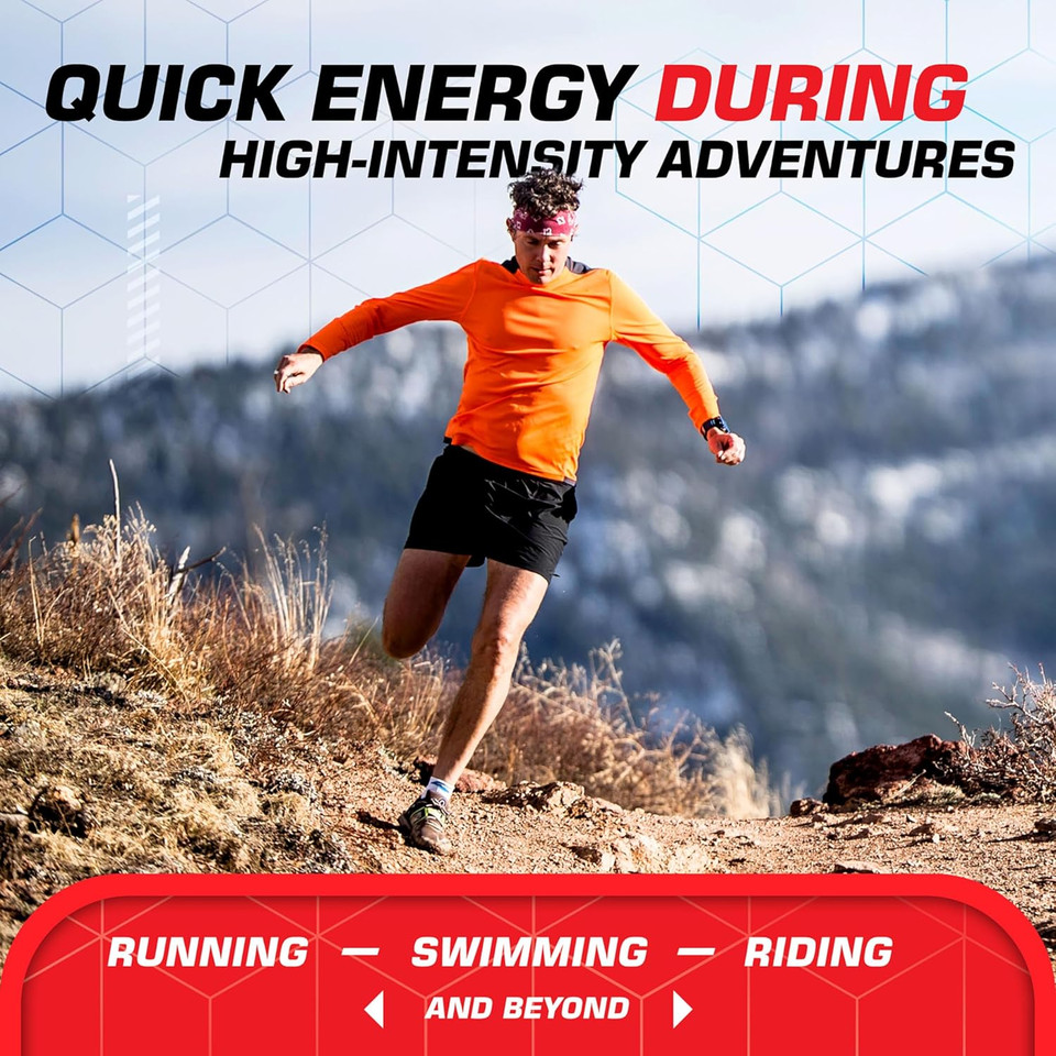 Clif Bloks - Energy Chews - Orange With 25Mg Caffeine - Non-Gmo - Plant Based Food - Fast Fuel For Cycling And Running-Workout Snack (2.1 Ounce Packet, 18 Count) - (Assortment May Vary)