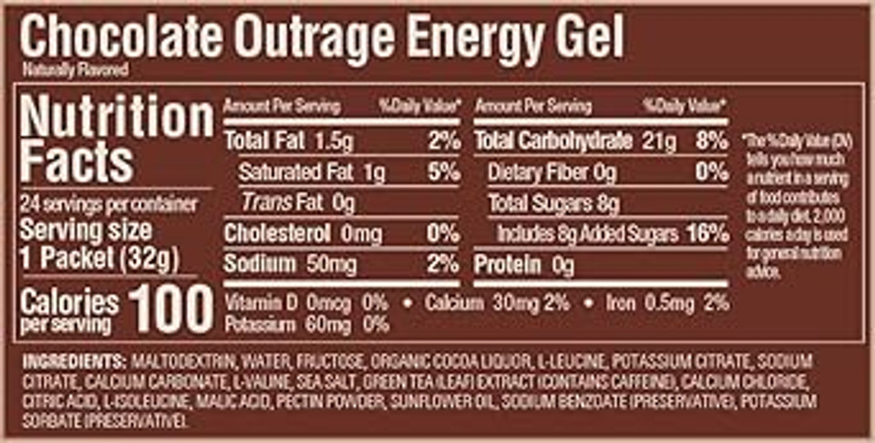 Gu Energy Original Sports Nutrition Energy Gel, Vegan, Gluten-Free, Kosher, And Dairy-Free On-The-Go Energy For Any Workout, 24-Count, Chocolate Outrage Gu Energy Original Sports Nutrition Energy Gel, Vegan, Gluten-Free, Kosher, And Dairy-Free On-The-Go Energy For Any Workout, 24-Count, Chocolate Outrage