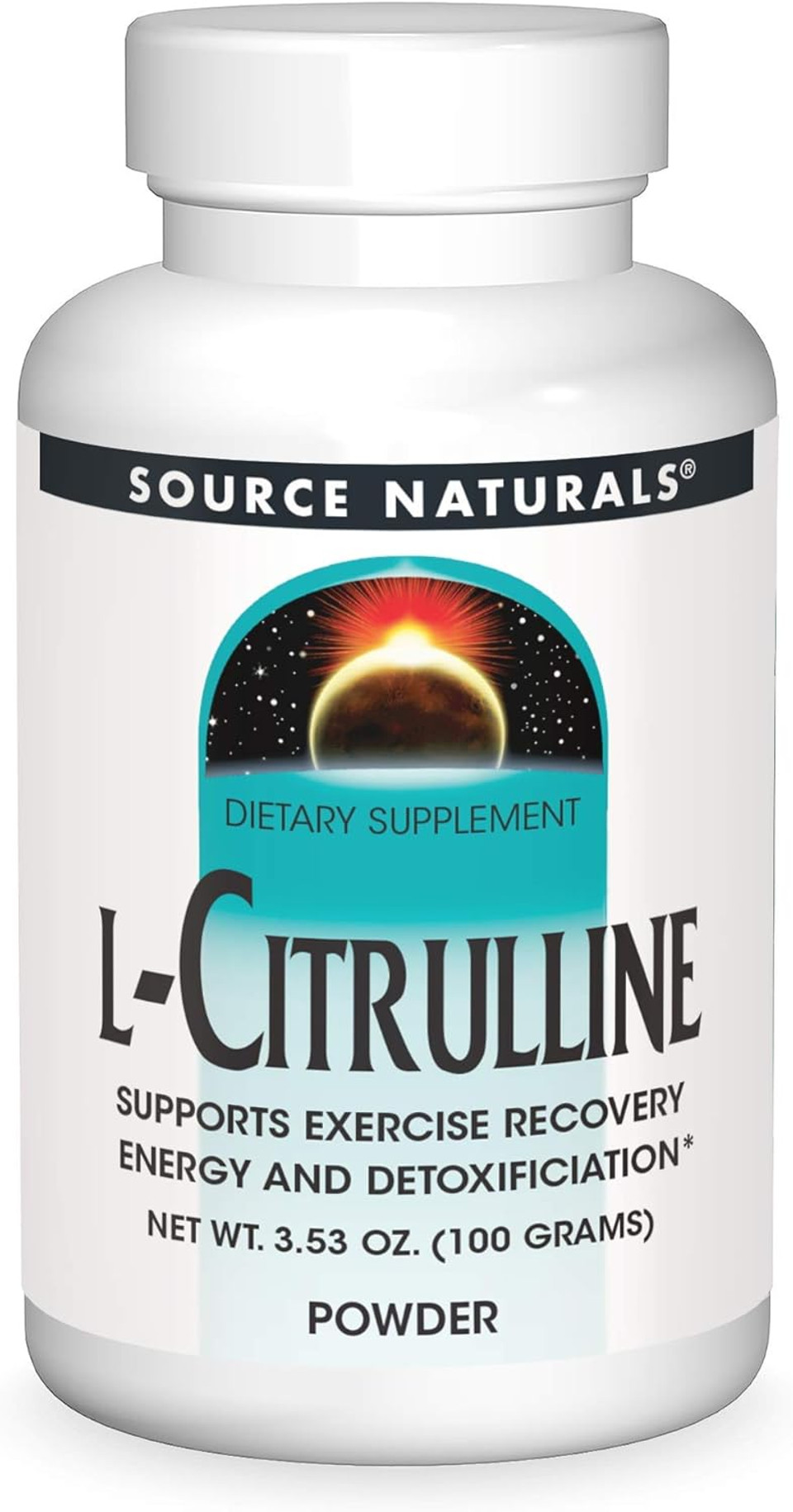 Source Naturals L-Citrulline Powder, Supports Exercise Recovery, Energy, And Detoxification - 100G