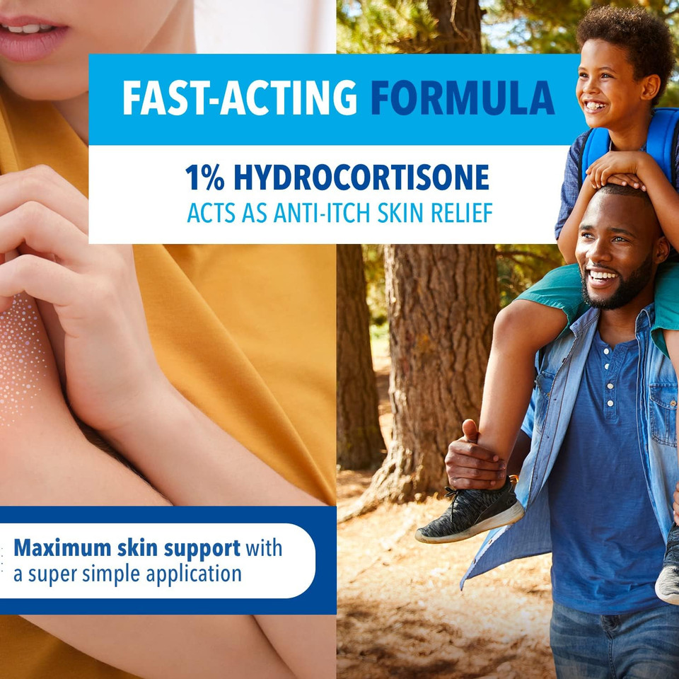 Cutterã¢Â Poison Ivy Spray Itch Relief, Hydrocortisone Spray For Relief Of Poison Ivy, Oak & Sumac Skin Itching, 113 G