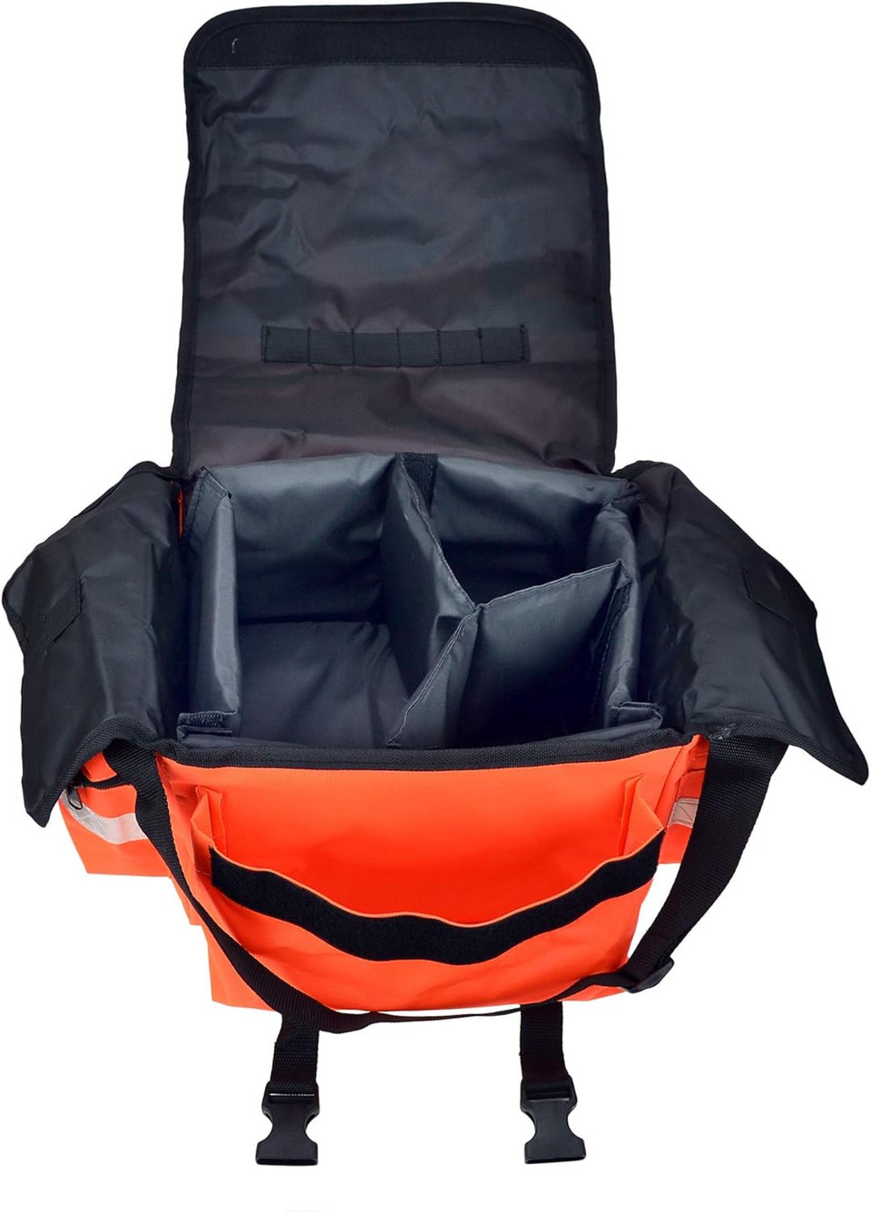 Dealmed First Responder Trauma Bag  Medium Medic First Responder Trauma Bag, Easy To Carry, Orange Medical Trauma Bag