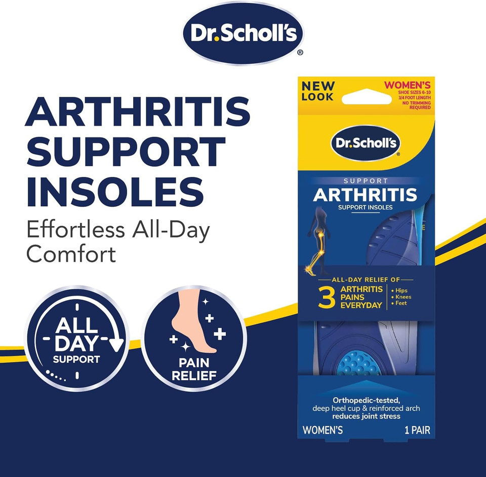 Dr. Scholl'S Arthritis Support Insoles, Women, 1 Pair
