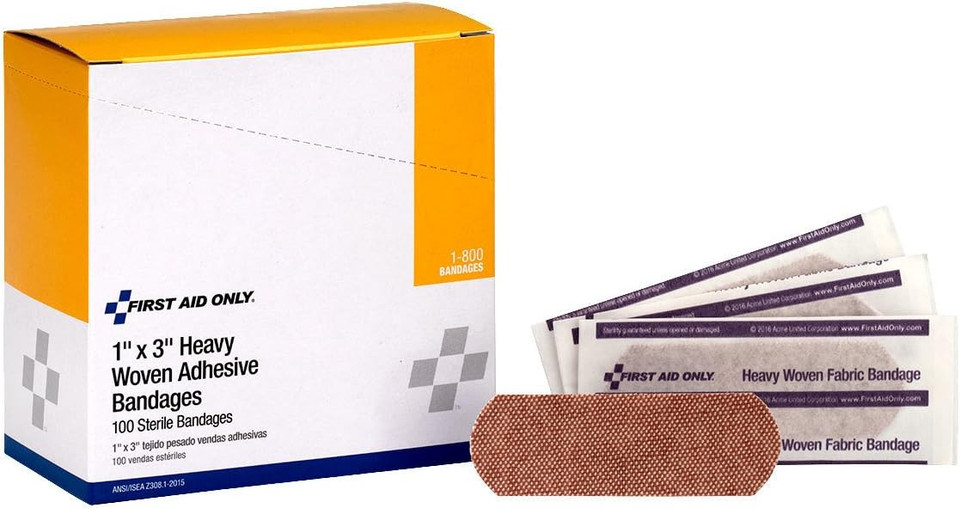 Pac-Kit 1-800 Woven Bandage, 3" Length X 1" Width (Box Of 100)