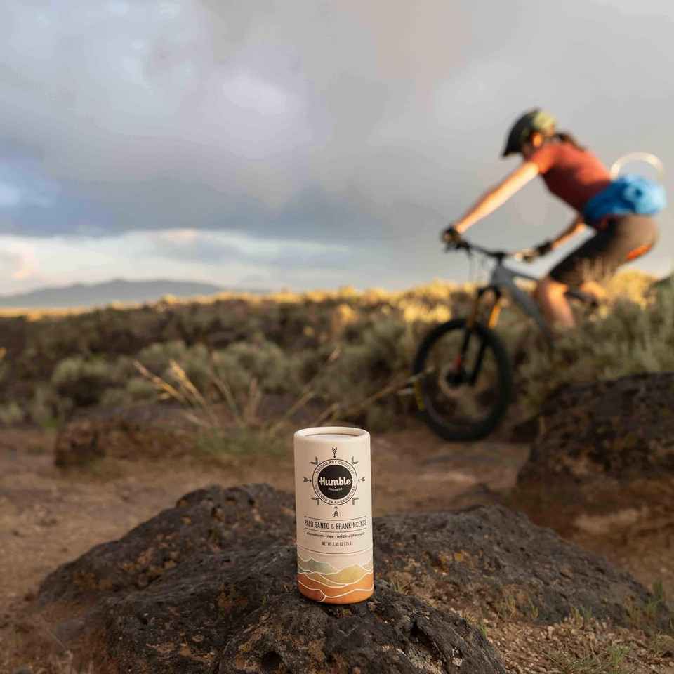 Humble Brands Original Formula, Plastic-Free, Aluminum-Free Deodorant Long Lasting Odor Control With Baking Soda And Essential Oils, Palo Santo & Frankincense
