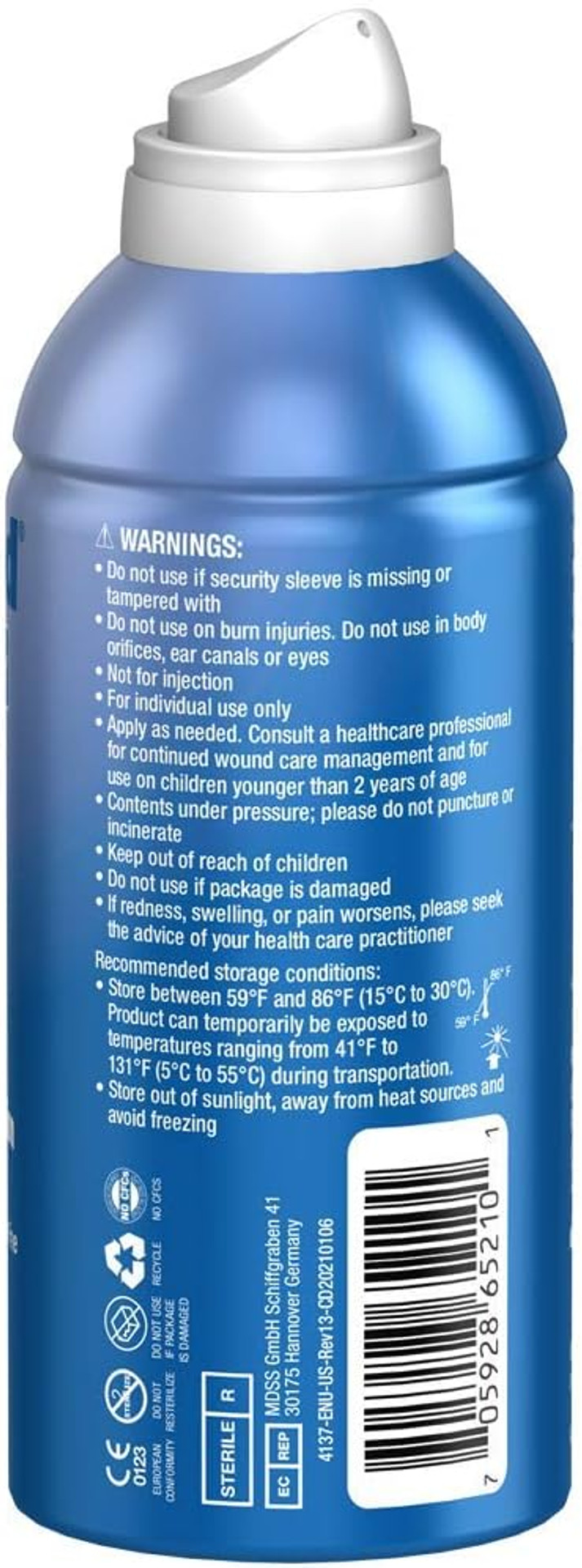 Neilmed Cleanse Sterile Saline Wound Wash, 6.3 Ounce