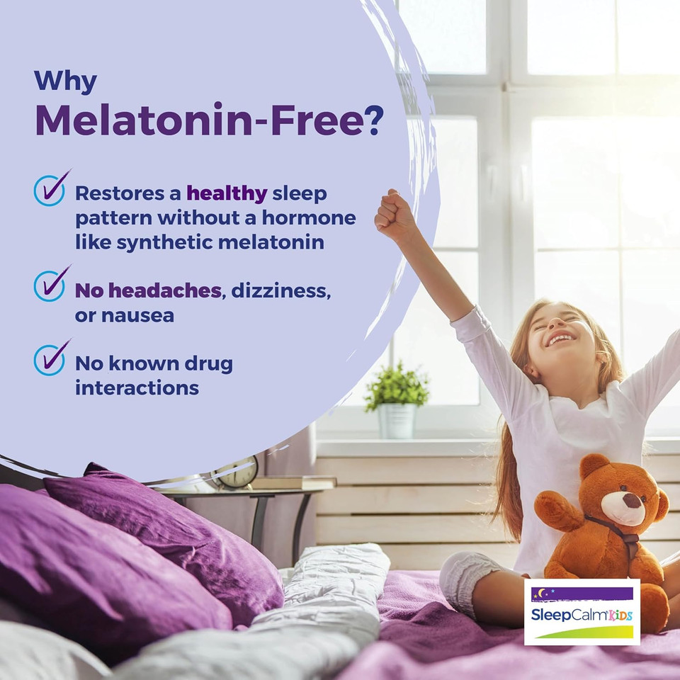 Boiron Sleepcalm Kids Sleep Aid For Deep, Relaxing, Restful Nighttime Sleep - Melatonin-Free And Non Habit-Forming - 2 Count (160 Pellets)