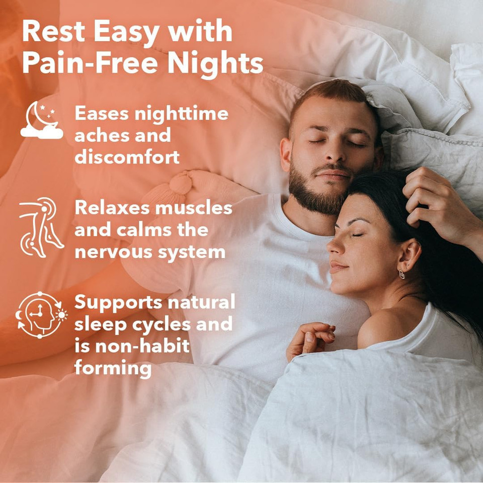 Lifeseasons Relieve-R Pm - Eases Nighttime Aches & Discomfort - Relaxes Muscles - Calms The Nervous System - Supports Natural Sleep Cycles & Non Habit Forming - 46 Capsules