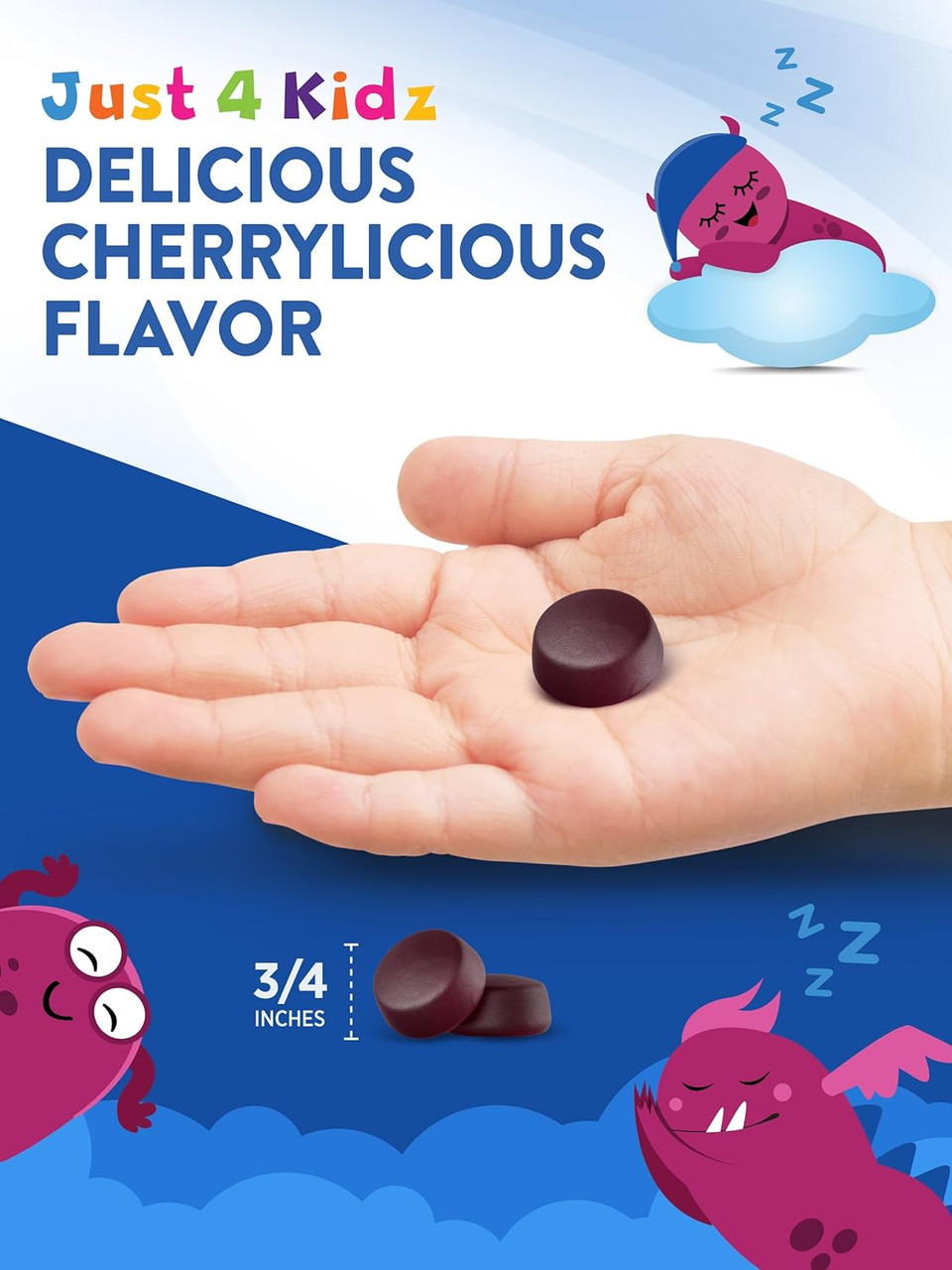 Nature'S Truth Kids Melatonin Gummy | 1Mg | 40 Count | Vegan, Non-Gmo & Gluten Free Gummies | Cherrylicious Flavor