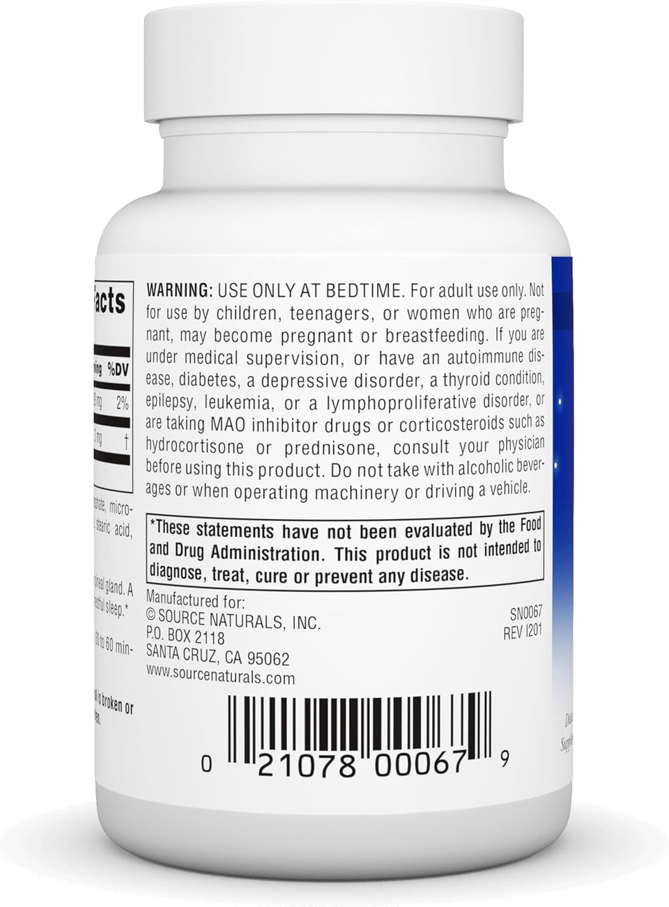 Source Naturals Time Released Melatonin 3 Mg - 240 Time Release Tablets