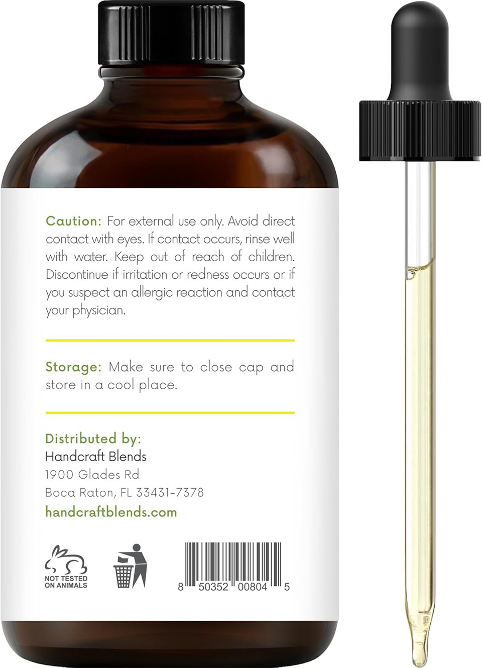 Handcraft Blends Lemon Essential Oil - Huge 4 Fl Oz - 100% Pure And Natural - Premium Grade With Glass Dropper