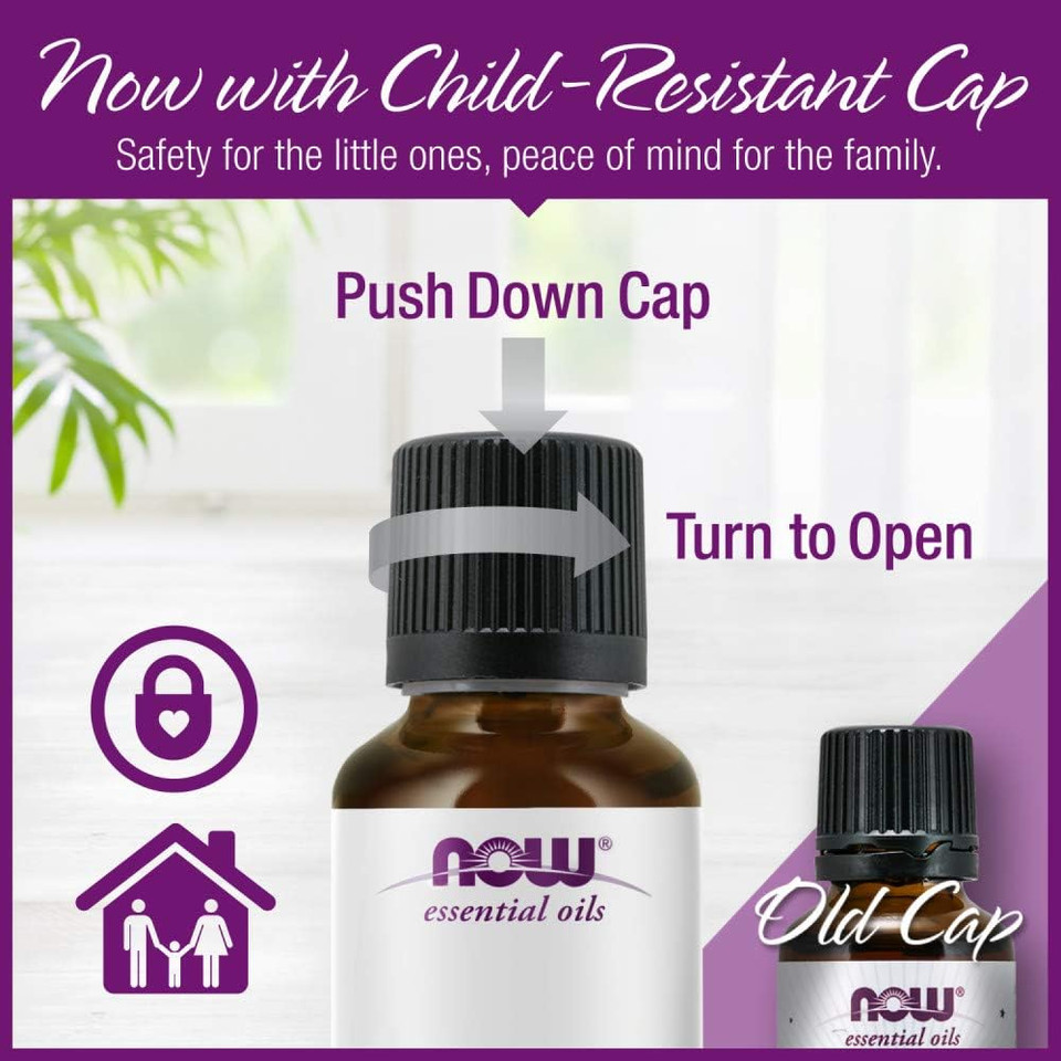 Now Foods Essential Oils, Peace, Love And Flowers, Sweet Floral Aromatherapy Scent, Blend Of Pure Essential Oils, Vegan, Child Resistant Cap, 1-Ounce