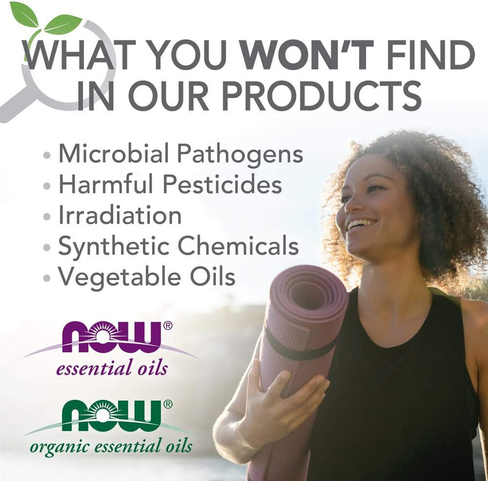 Now Essential Oils, Mental Focus Oil Blend, Centering Aromatherapy Scent, Blend Of Pure Essential Oils, Vegan, Child Resistant Cap, 1-Ounce
