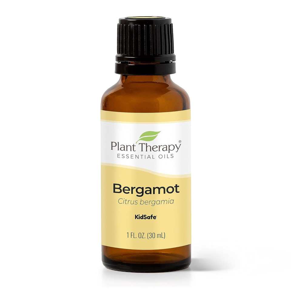 Plant Therapy Bergamot Essential Oil 100% Pure, Undiluted, Natural, Therapeutic Grade 30 Ml (1 Oz)