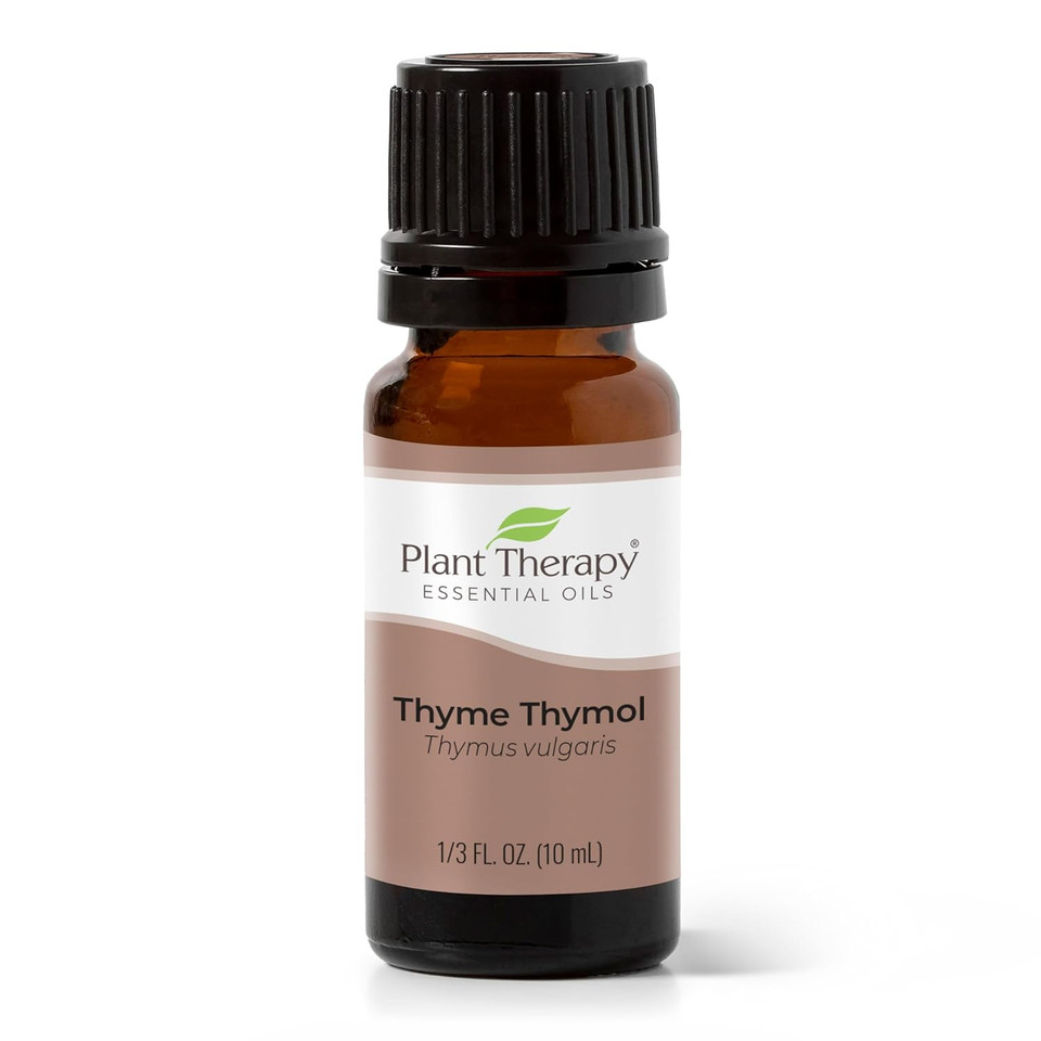 Plant Therapy Thyme Thymol Essential Oil 100% Pure, Undiluted, Natural Aromatherapy, Therapeutic Grade 10 Milliliter (1/3 Ounce)