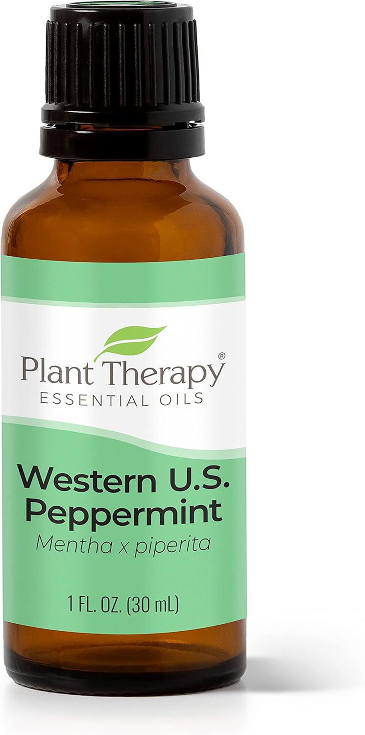 Plant Therapy Peppermint Western U.S. Essential Oil 30 Ml (1 Oz) 100% Pure, Undiluted, Therapeutic Grade