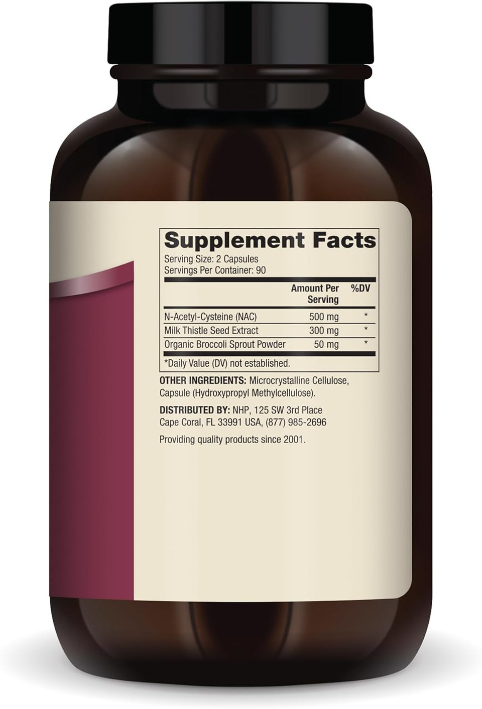 Dr. Mercola Nac With Milk Thistle, 90 Servings (180 Capsules), 500 Mg N-Acetyl-Cysteine Per Serving, Dietary Supplement, Supports Normal Detoxification Processes, Non-Gmo