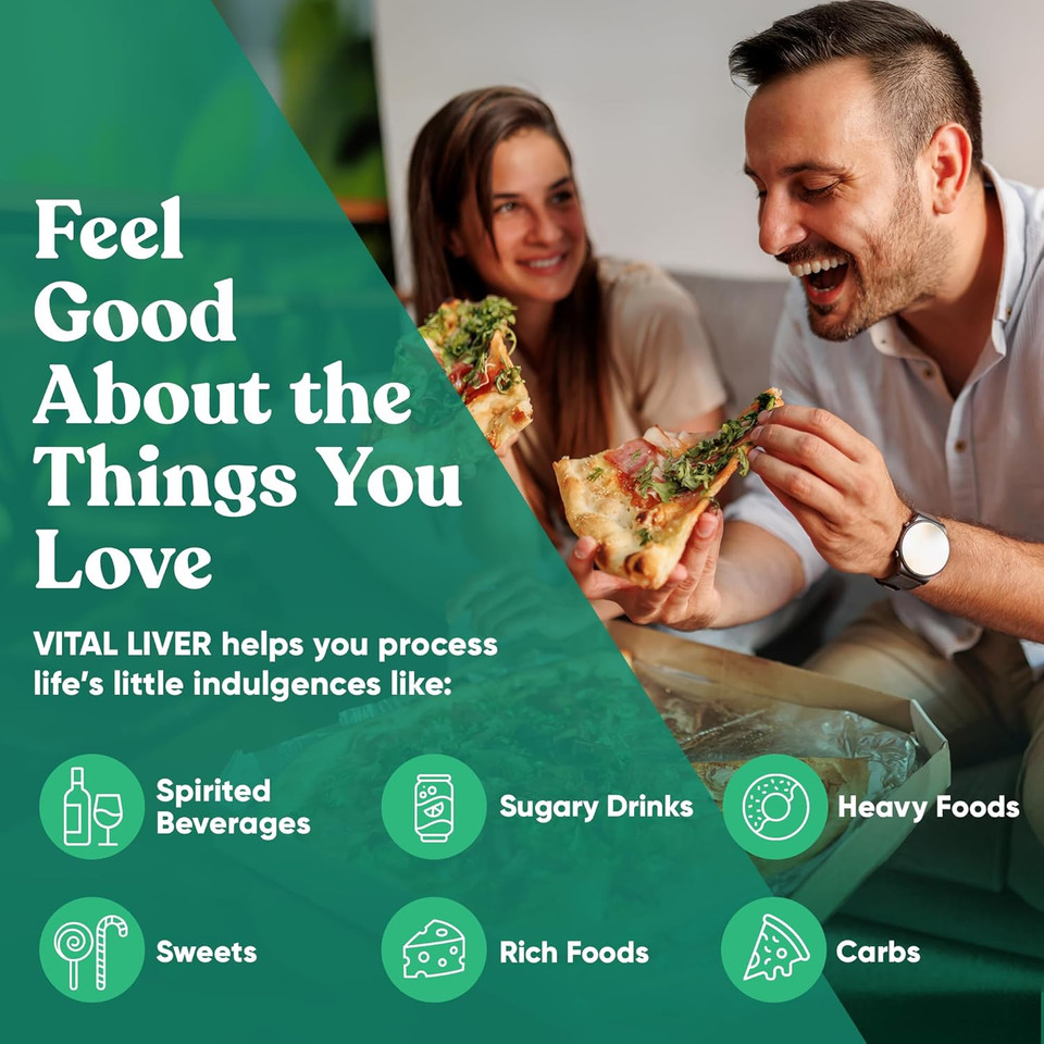 Vital Liver Cleanse Detox & Repair  9-In-1 Liver Support Supplement  Milk Thistle, Artichoke Extract, Turmeric, Adaptogens  Optimal Liver Function And Digestive Health  60 Vegetarian Soft Capsules