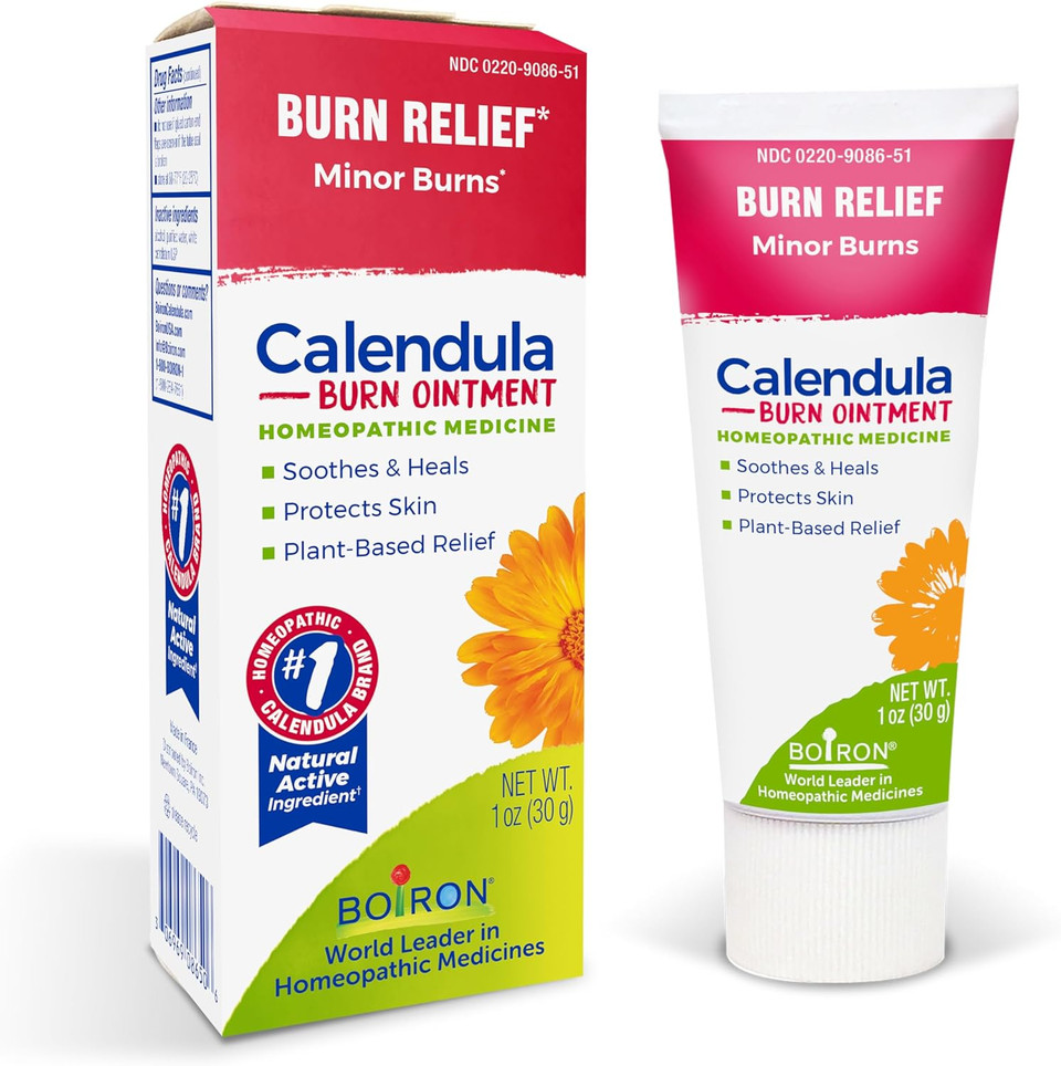 Boiron Calendula Burn Ointment For Relief From Minor Burns From Cooking, Friction, Or Sunburns - 1 Oz Boiron Calendula Burn Ointment For Relief From Minor Burns From Cooking, Friction, Or Sunburns - 1 Oz