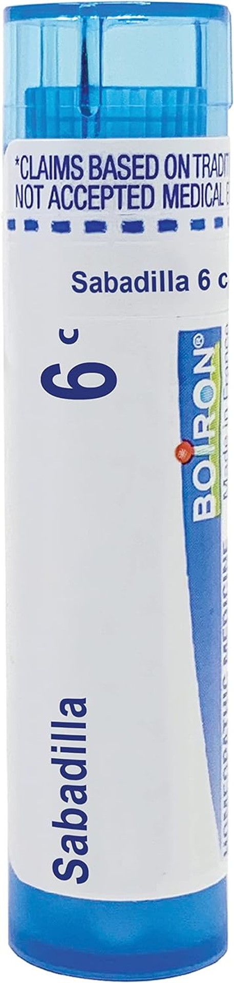 Boiron Sabadilla 6C Md 80 Pellets For Itchy Throat Due To Hay Fever