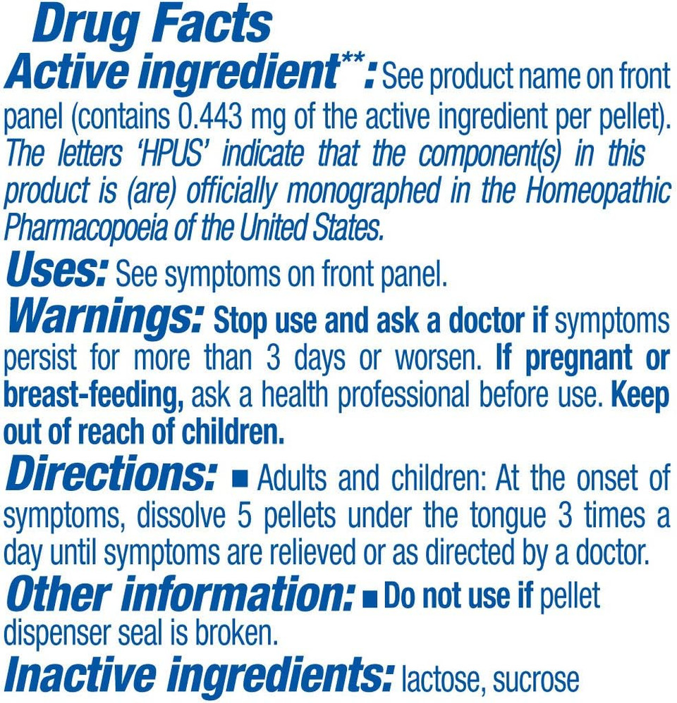 Boiron Solidago Virgaurea 6C Md 80 Pellets For Abundant Nasal Discharge