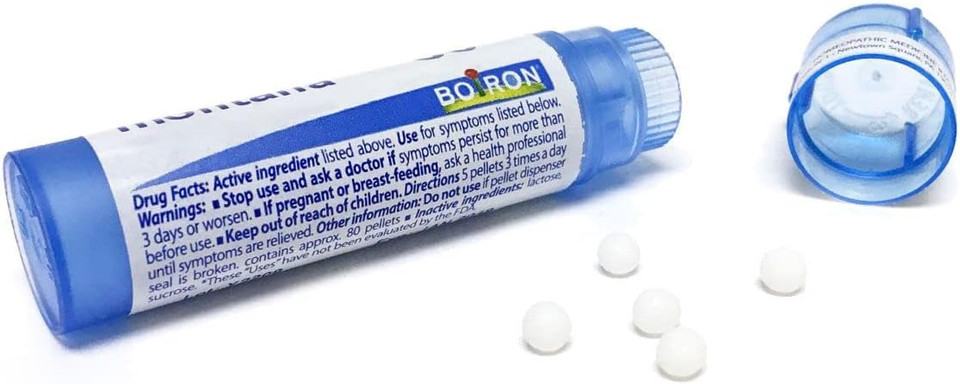 Boiron Sticta Pulmonaria 9C Md 80 Pellets For Nasal Congestion With Sinus Pain From Cold Or Allergy