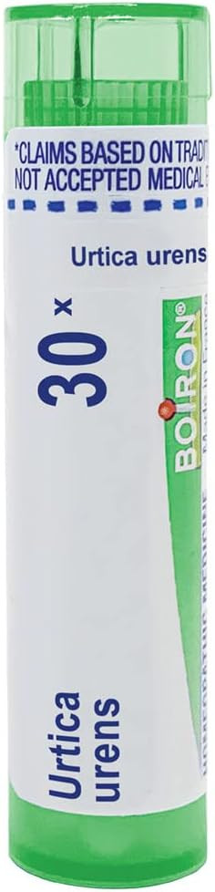 Boiron Urtica Urens 30X For Skin Rash With Itching Due To Allergies - 80 Pellets