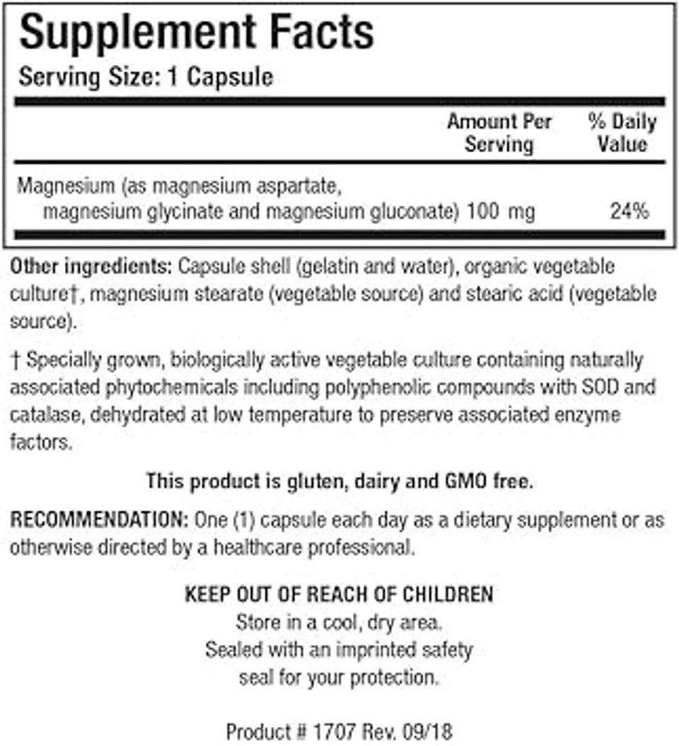 Biotics Research Mg-Zyme Magnesium Glycinate Improves Sleep, Promotes Relaxation, And Supports Overall Cardiovascular Health, 100 Capsules