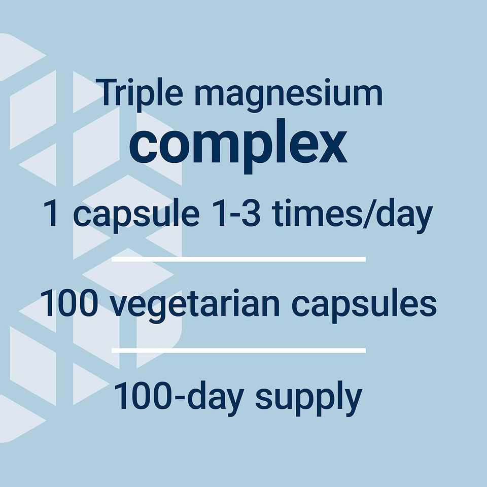 Life Extension Magnesium Caps, 500 Mg, Magnesium Oxide, Citrate, Succinate, Heart Health, Healthy Bones, Metabolism Support, 100 Vegetarian Capsules
