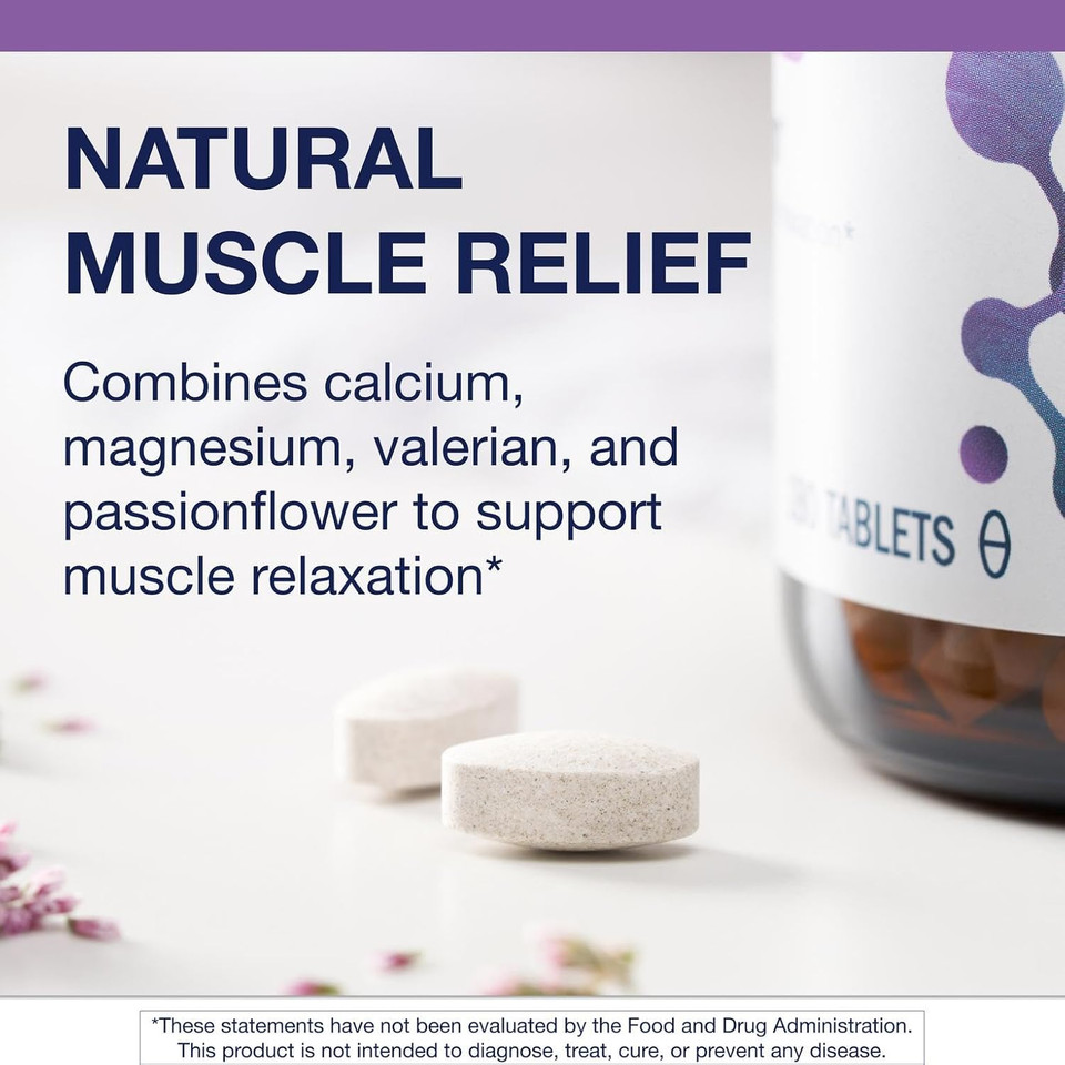 Metagenics Myocalm - Muscle Support* - Calcium & Magnesium Supplement - With Passionflower Herb & Valerian Root - Mineral Supplements - Non-Gmo, Gluten-Free & Vegetarian - 180 Tablets