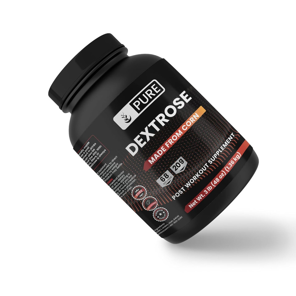 Pure Original Ingredients Dextrose, 3 Lb, No Magnesium Or Rice Fillers, Lab Verified