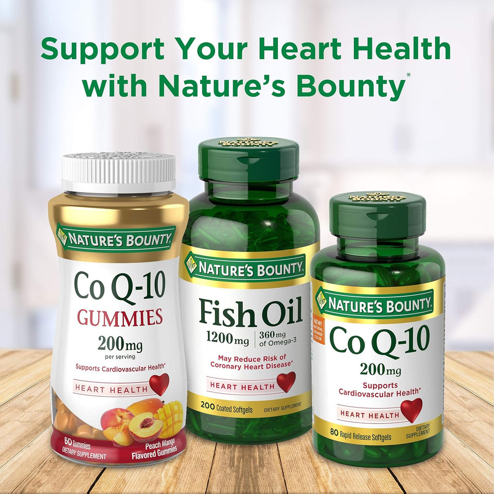 Nature'S Bounty Fish Oil Omega-3 1000 Mg Soft Gels, 145 Count