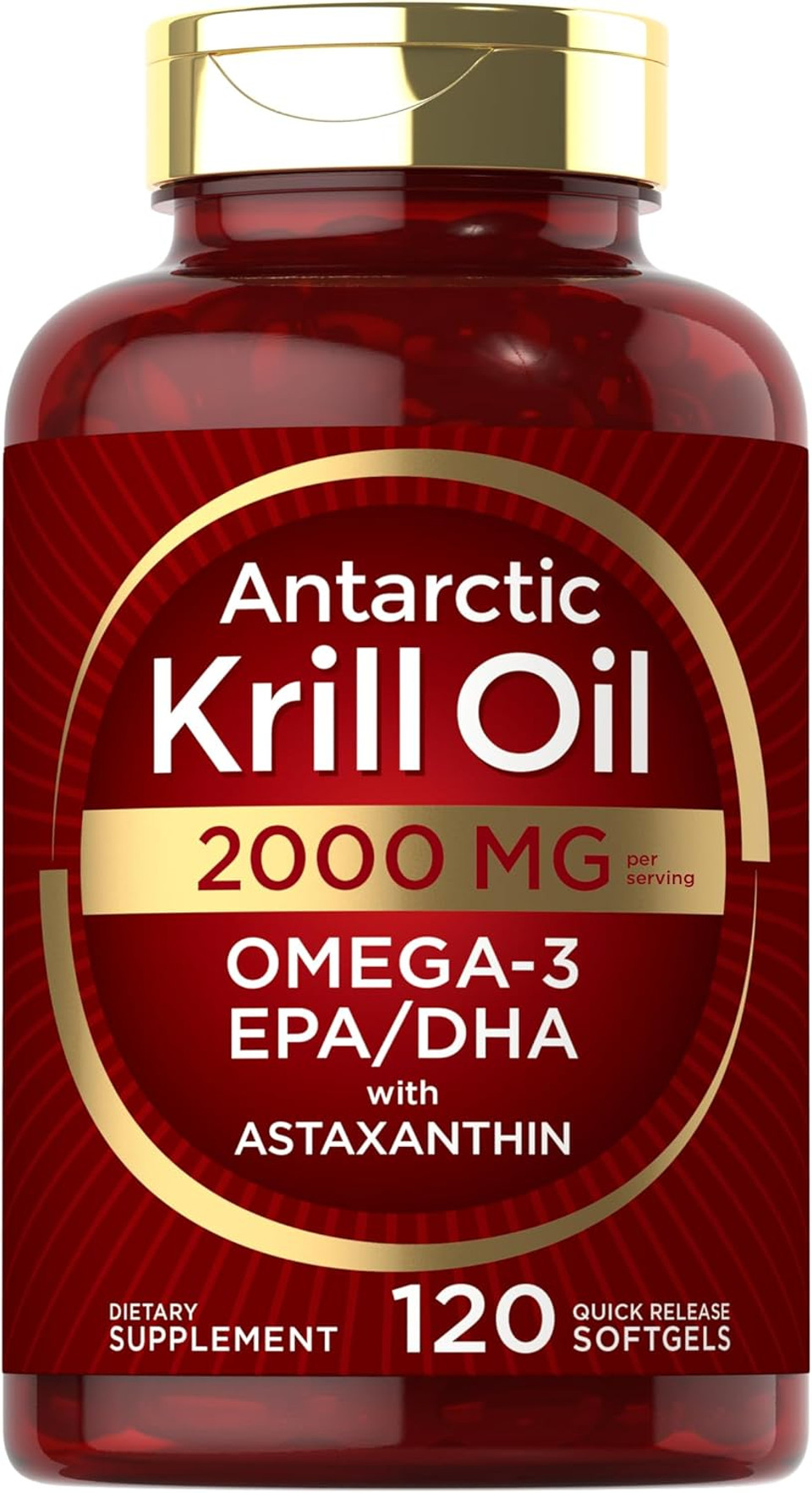 Carlyle Antarctic Krill Oil 2000 Mg 120 Softgels | Omega-3 Epa, Dha, With Astaxanthin Supplement Sourced From Red Krill | Maximum Strength | Laboratory Tested Carlyle Antarctic Krill Oil 2000 Mg 120 Softgels | Omega-3 Epa, Dha, With Astaxanthin Supplement Sourced From Red Krill | Maximum Strength | Laboratory Tested