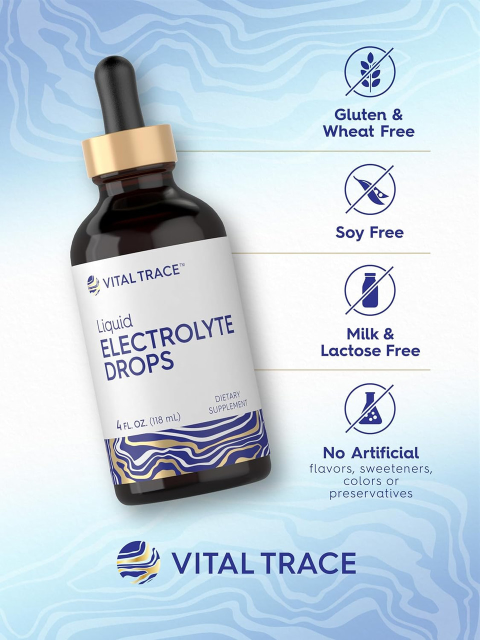Carlyle Electrolyte Drops 4 Fl Oz | Hydration Liquid Supplement For Drinks | Vegan Formula | Keto-Friendly, Non-Gmo, Gluten Free