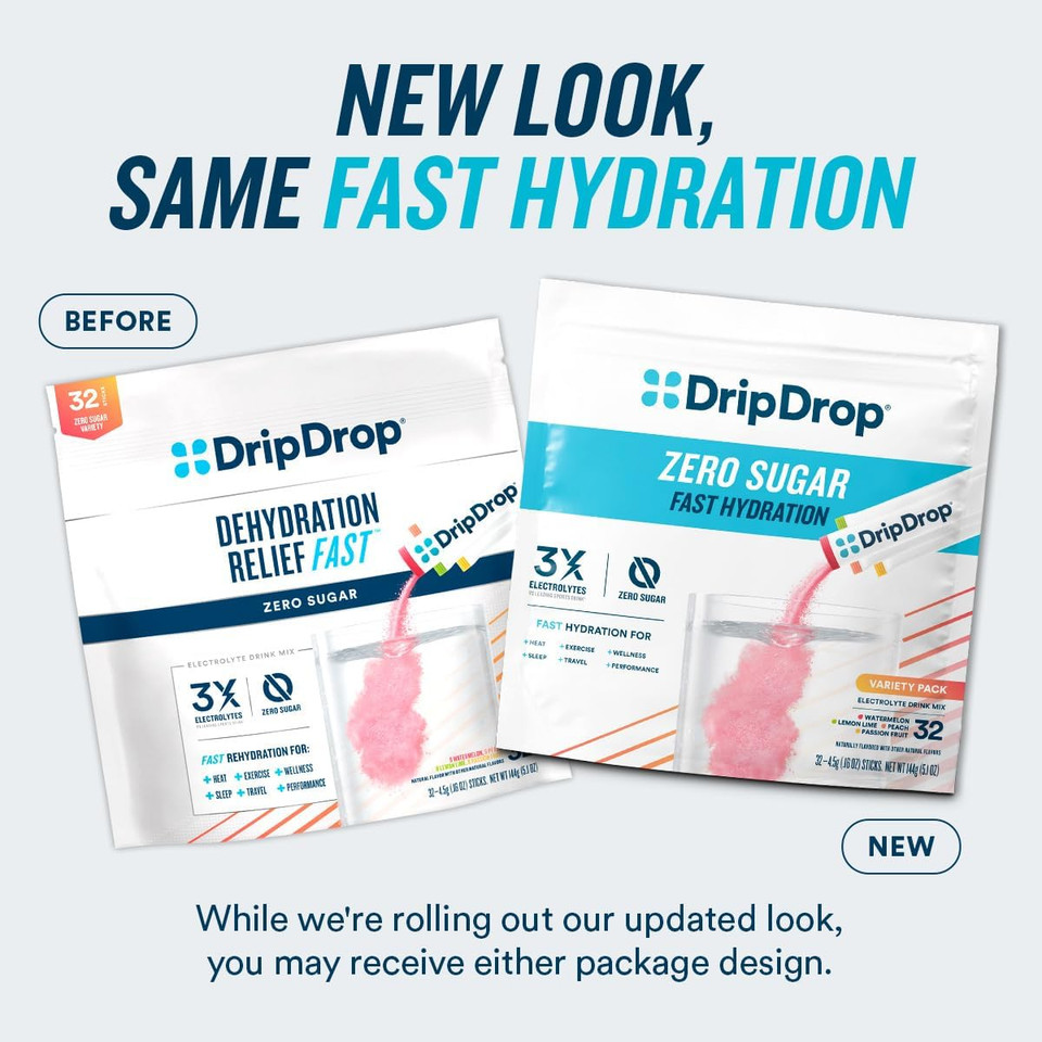 Dripdrop Hydration - Zero Sugar Peach - Electrolyte Drink Mix Single Serve Hydration Powder Packets | Keto & Paleo Friendly | Non-Gmo, Gluten Free, Vegan | 32 Sticks Dripdrop Hydration - Zero Sugar Peach - Electrolyte Drink Mix Single Serve Hydration Powder Packets | Keto & Paleo Friendly | Non-Gmo, Gluten Free, Vegan | 32 Sticks