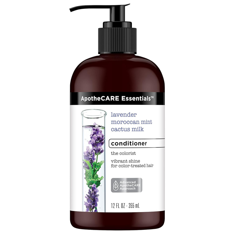 Apothecare Essentials The Colorist Conditioner, Lavender, Moroccan Mint, Cactus Milk, 12 Oz Apothecare Essentials The Colorist Conditioner, Lavender, Moroccan Mint, Cactus Milk, 12 Oz