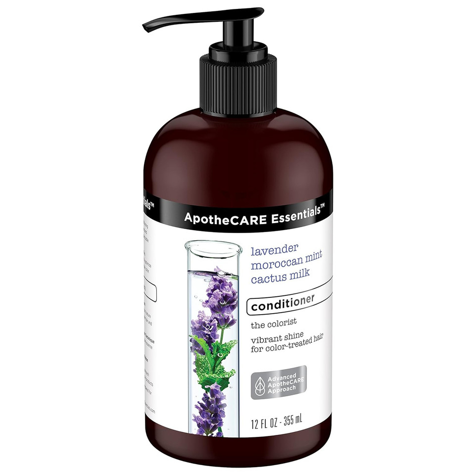 Apothecare Essentials The Colorist Conditioner, Lavender, Moroccan Mint, Cactus Milk, 12 Oz Apothecare Essentials The Colorist Conditioner, Lavender, Moroccan Mint, Cactus Milk, 12 Oz