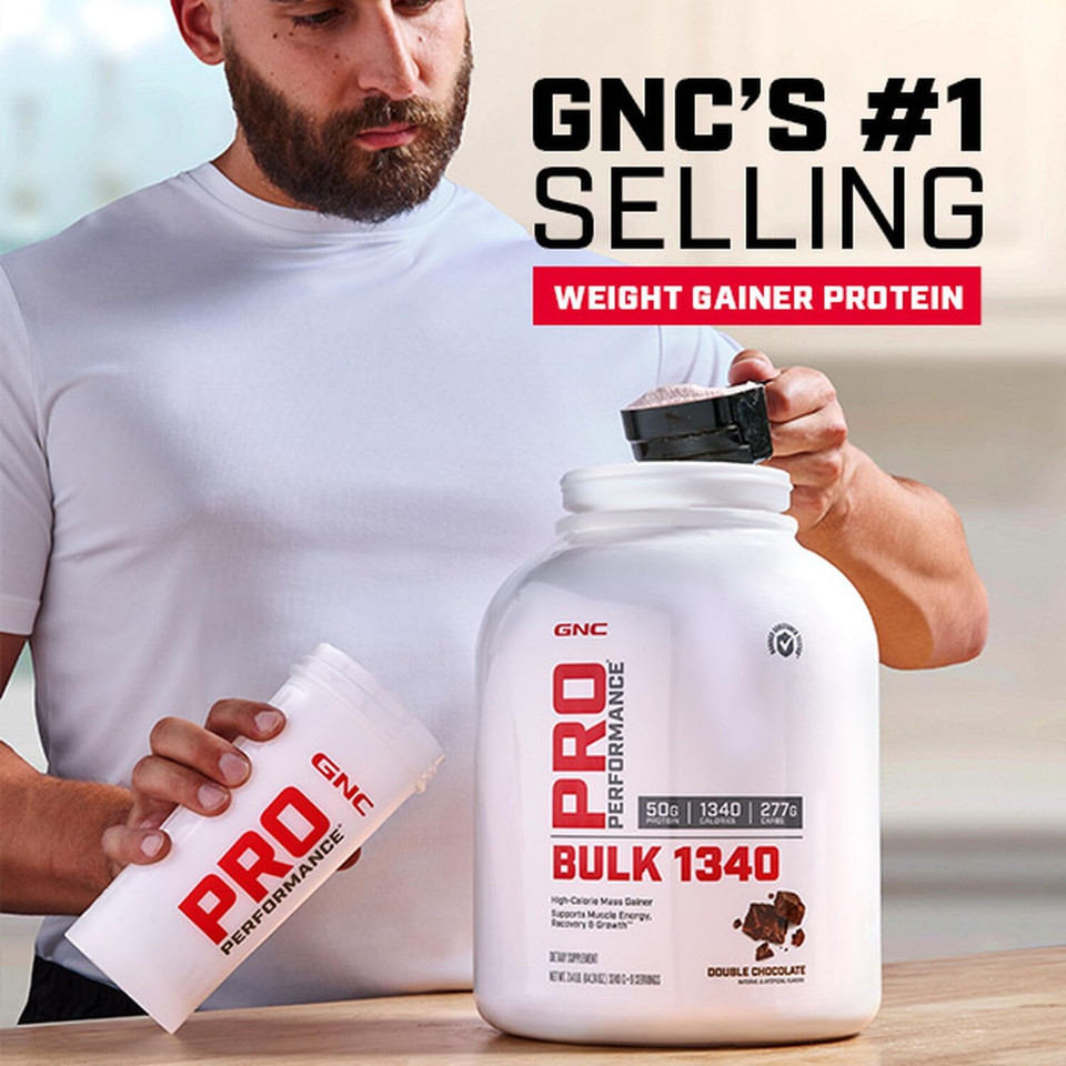Gnc Pro Performance Bulk 1340 - Vanilla Ice Cream, 15 Servings, Supports Muscle Energy, Recovery And Growth