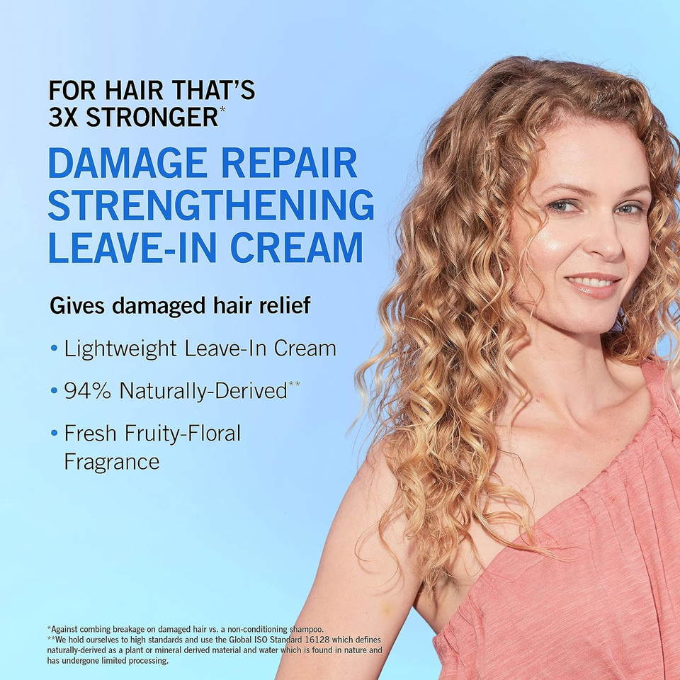 Better Natured Strengthening Leave-In Hair Cream - Stronger & Smoother Hair, Repair Damage, 5.1 Fl Oz