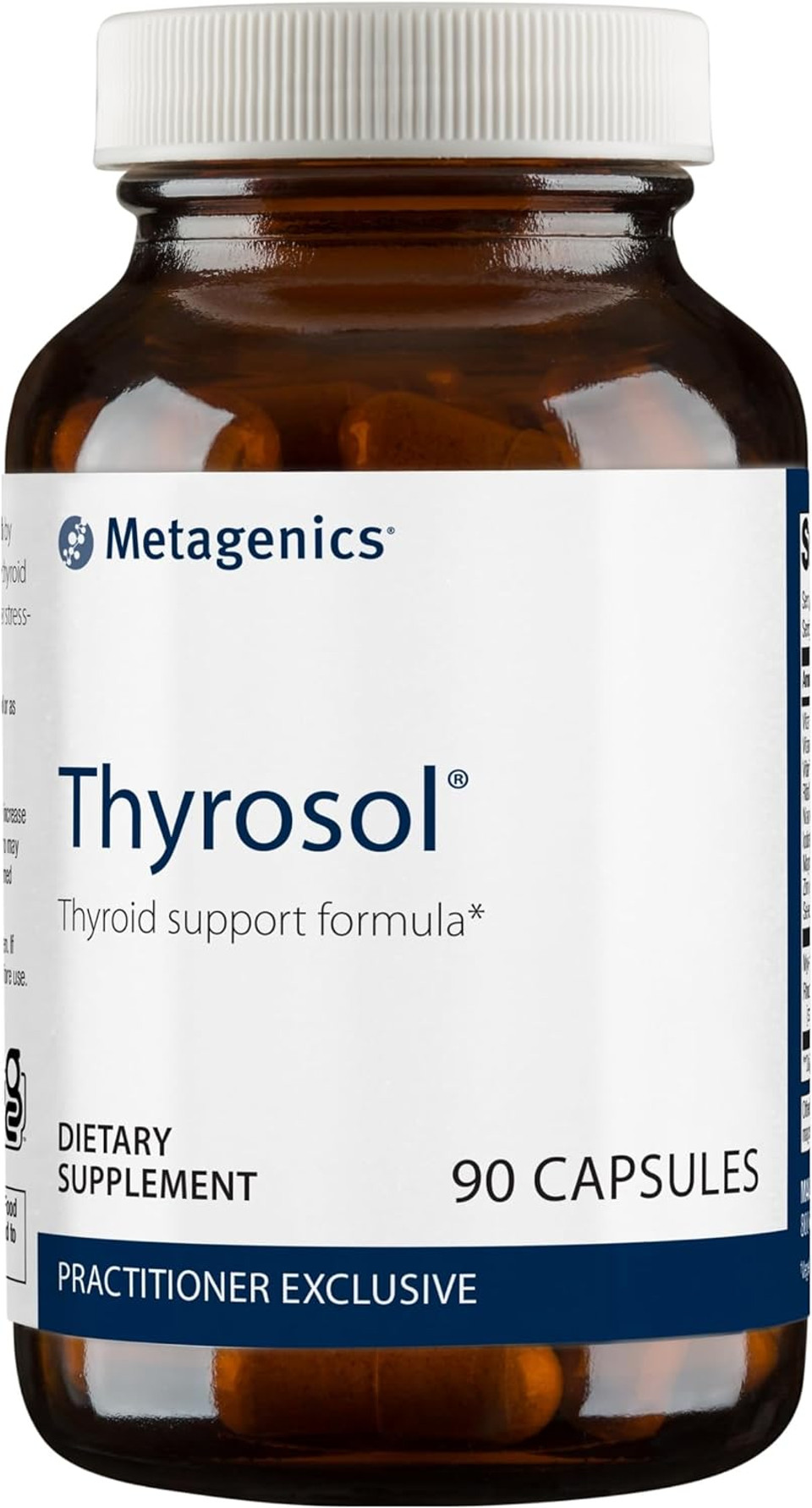 Metagenics Thyrosol Supplement - Supports Thyroid Health* - Supports Fatigue Relief* - With Iodine, Magnesium & More - Non-Gmo & Gluten-Free - 90 Count