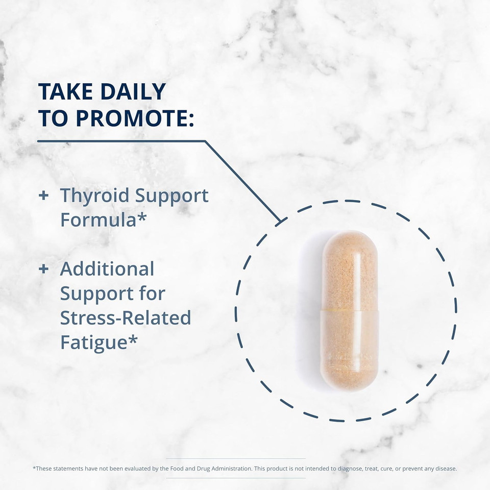 Metagenics Thyrosol Supplement - Supports Thyroid Health* - Supports Fatigue Relief* - With Iodine, Magnesium & More - Non-Gmo & Gluten-Free - 90 Count