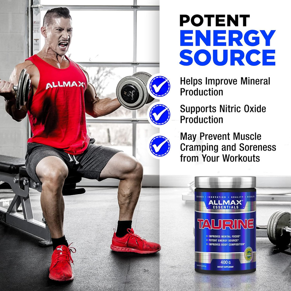 Allmax Nutrition Taurine - 400 G - 14 Oz